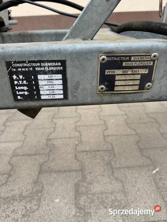 Rama Przyczepa Laweta Constructeur Quemerais DMC Kielce