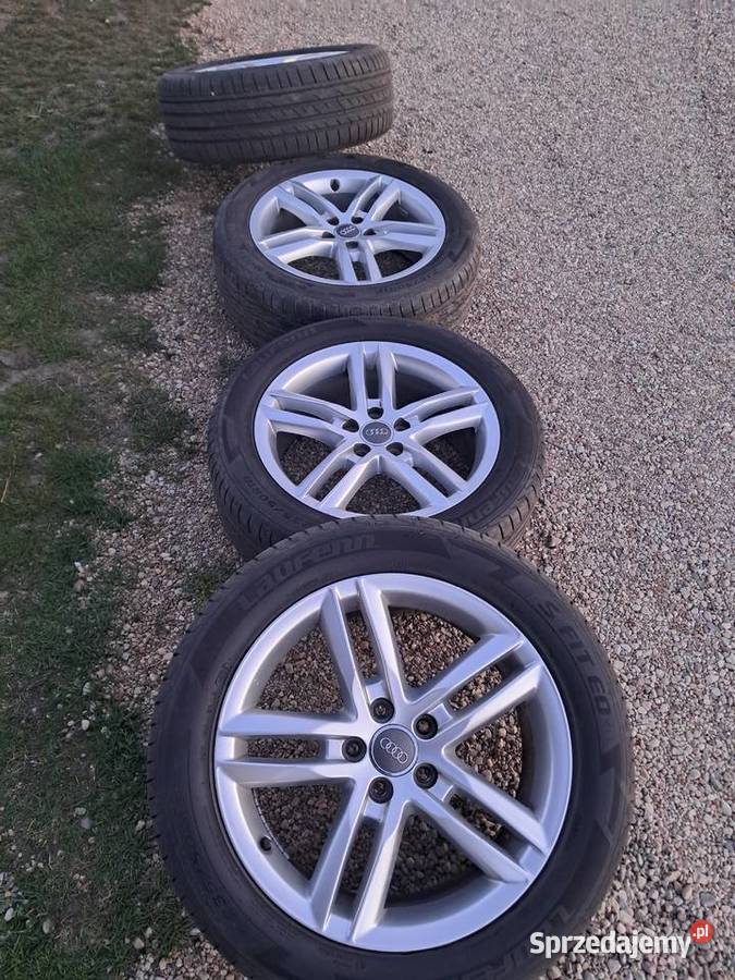 Koła opony 235 50 18 alufelgi piękne Audi łódzkie Łęczyca