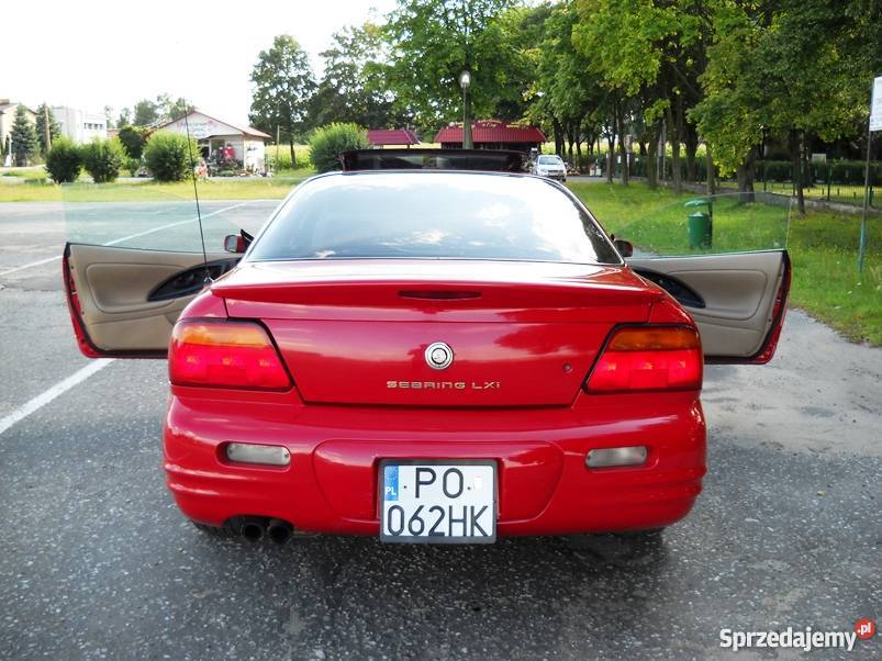 CHRYSLER SEBRING LXi 25 V6 szyberdach Swarzędz