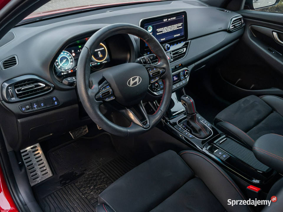 Hyundai i30 15 TGDI 7DCT 140 Nline Luxury elektryczne lusterka Piotrków Trybunalski