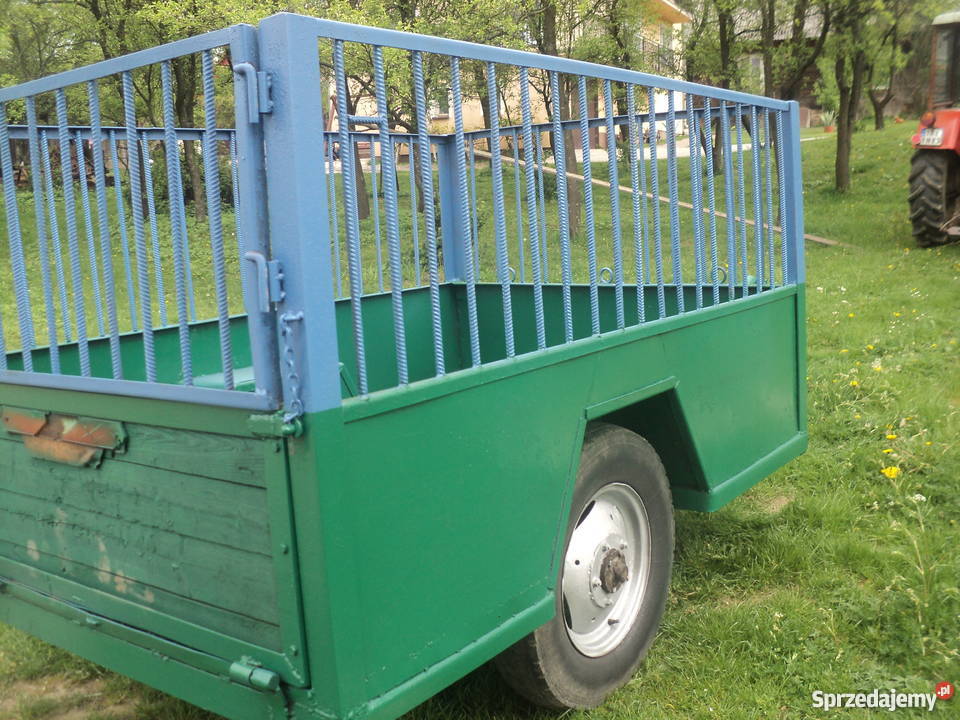 Przyczepa jednoosiowa dwukółka nieuszkodzony Krajno-Parcele sprzedam