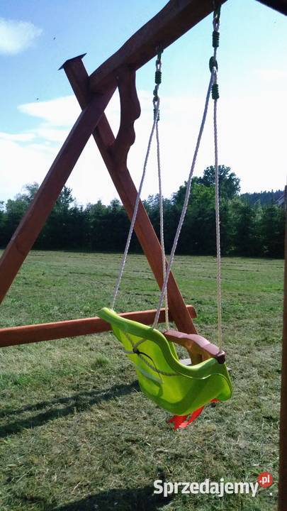 domek dzieci z huśtawka plac zabaw Meble ogrodowe Bircza