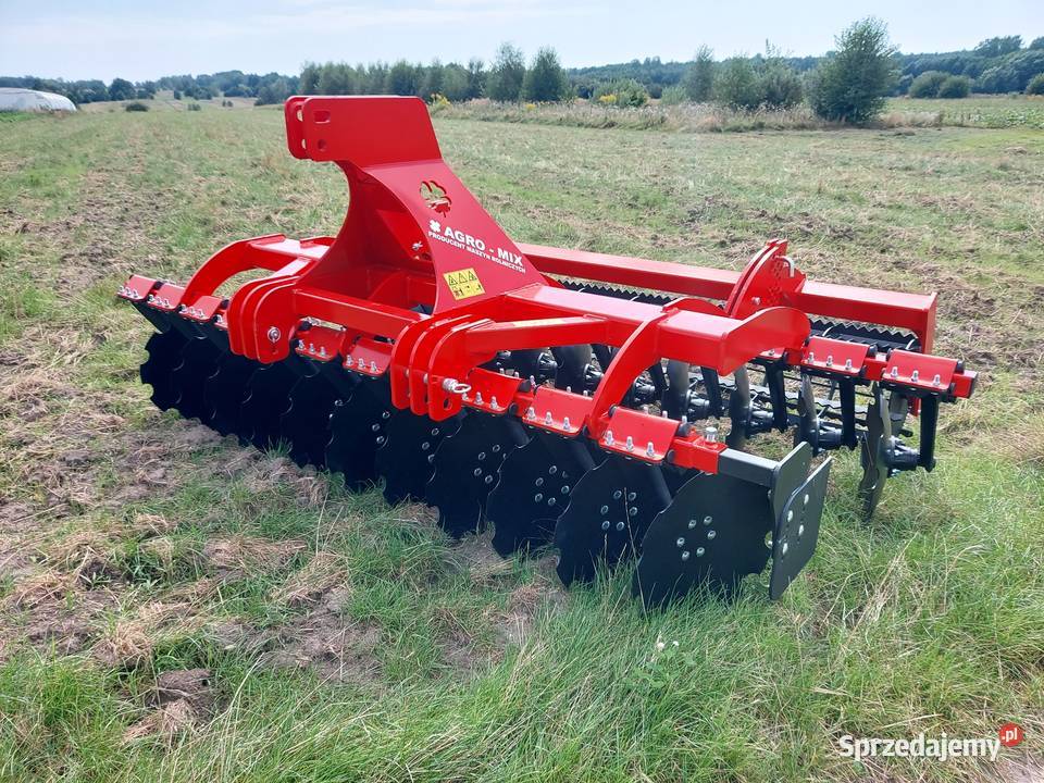 Brona talerzowa ciężka solidna konstrukcja śląskie Szczekociny