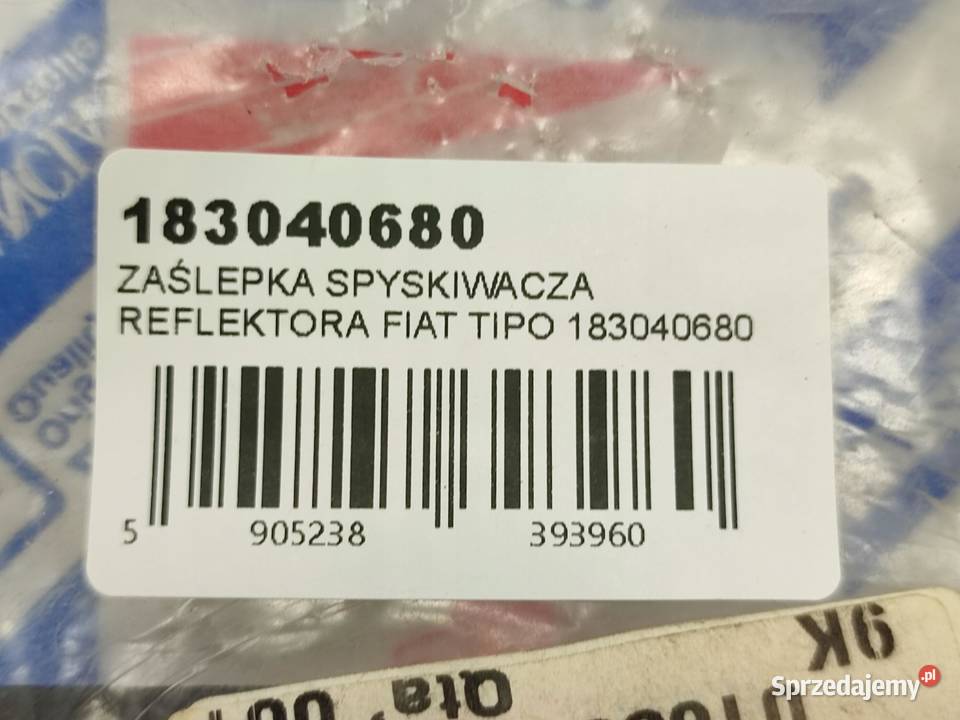 ZAŚLEPKA SPYSKIWACZA REFLEKTORA FIAT TIPO