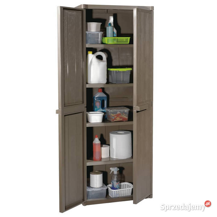 Szafka ogrodowa brązowa 65x45x172 PP stylizowane Warszawa sprzedam