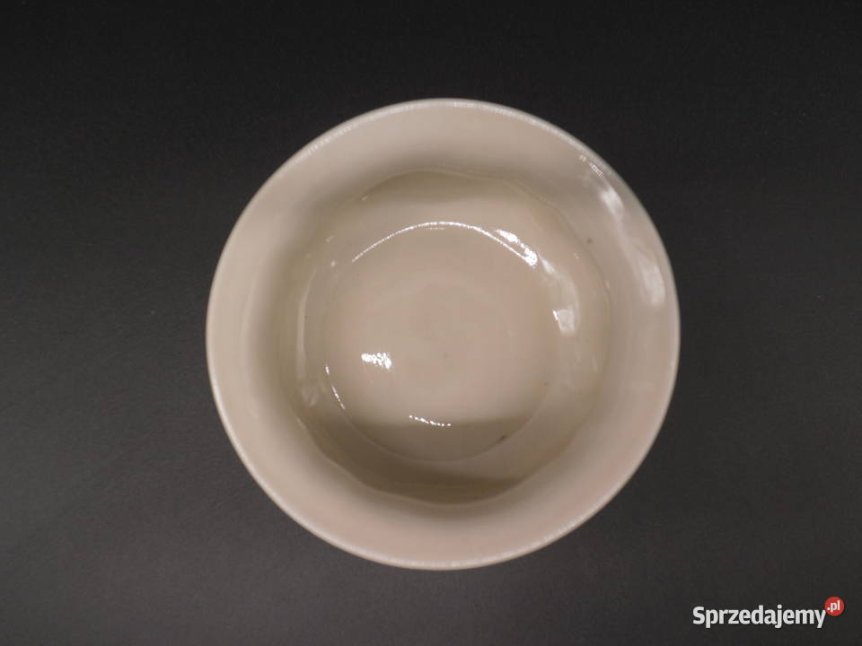 Miseczka porcelanowa białosrebrna Raszków