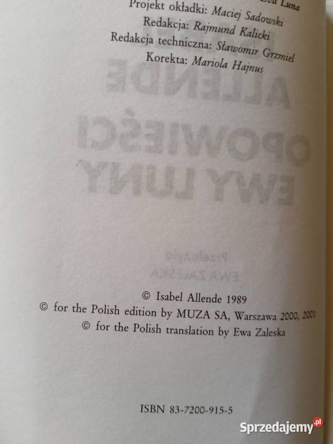 Opowieści Ewy Luny książki prezenty Warszawa sprzedam