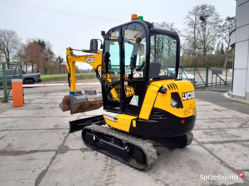 JCB 8026 2023R KOPARKA GĄSIENICOWA 8025 8030 CAT Krotoszyn