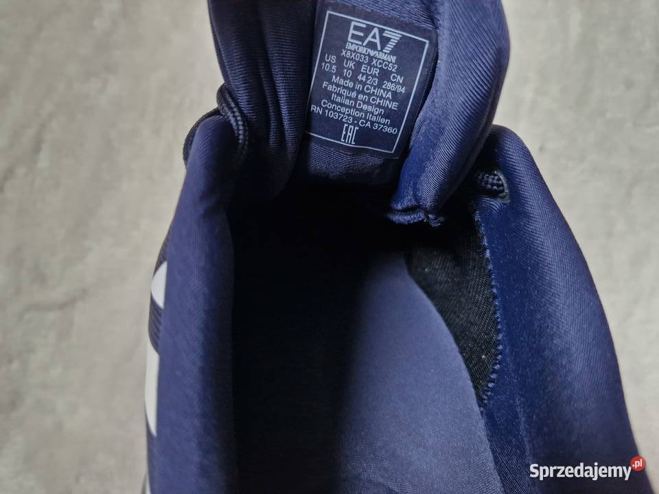 Nowe granatowe buty sportowe Sneakersy EA7