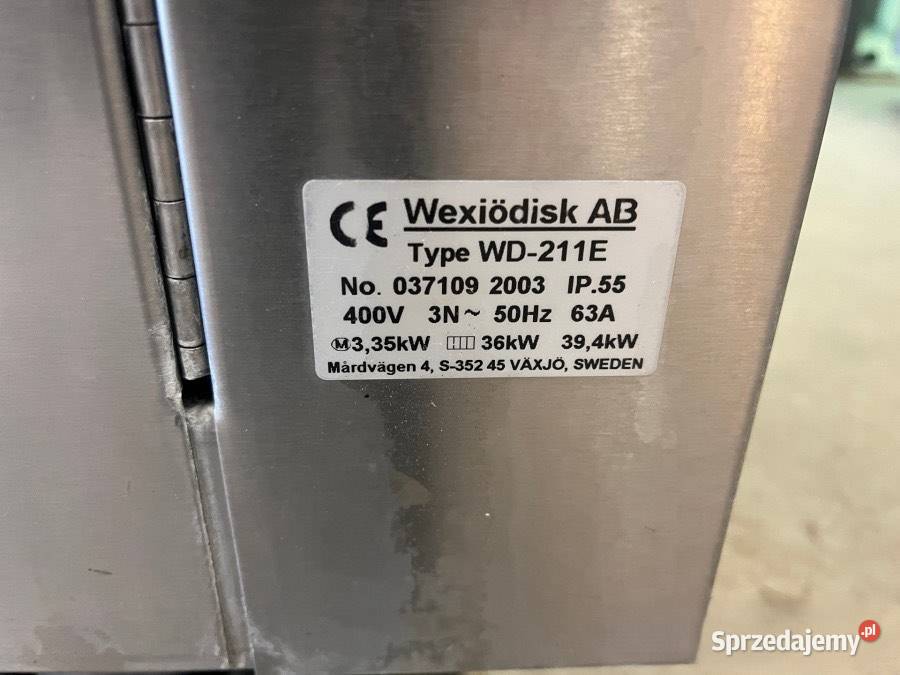 Wexiodisk WD211E profesjonalna zmywarka taśmowa Podskarbice Szlacheckie