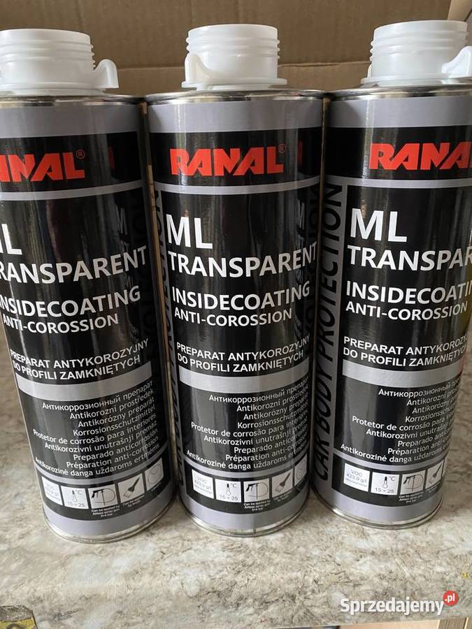 ML PREPARAT ANTYKOROZYJNY TRANSPARENT 1L Środki antykorozyjne Pabianice