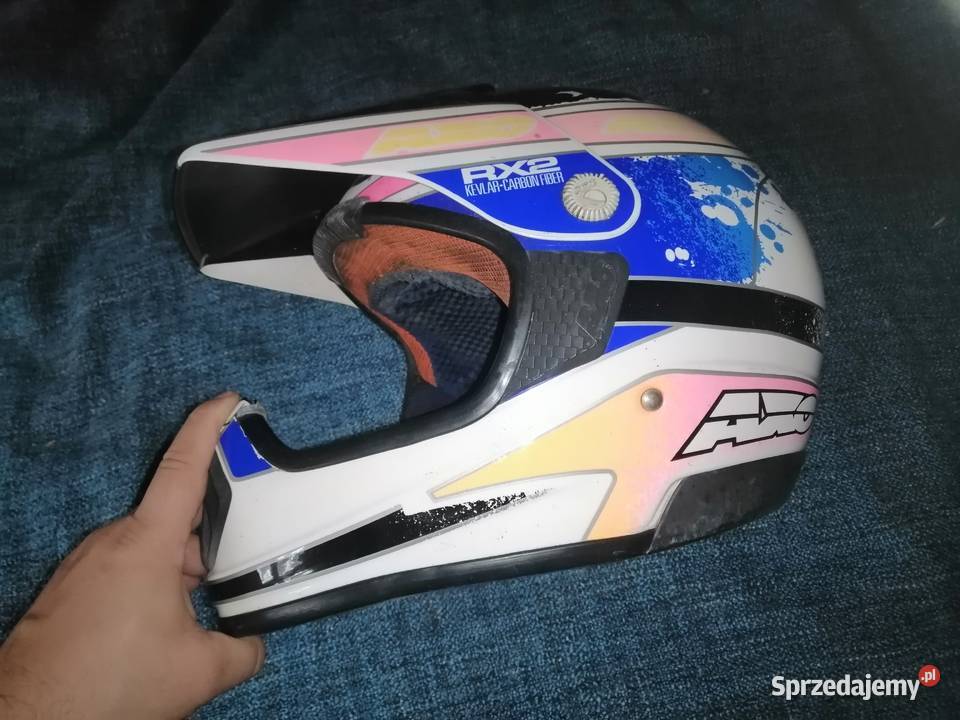 kask na crossa rx2 rozmiar M 587 18 Motoryzacja