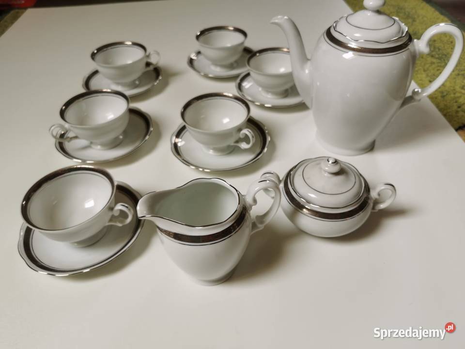Serwis porcelanowy kawowy Wawel 15 elementów Kraków