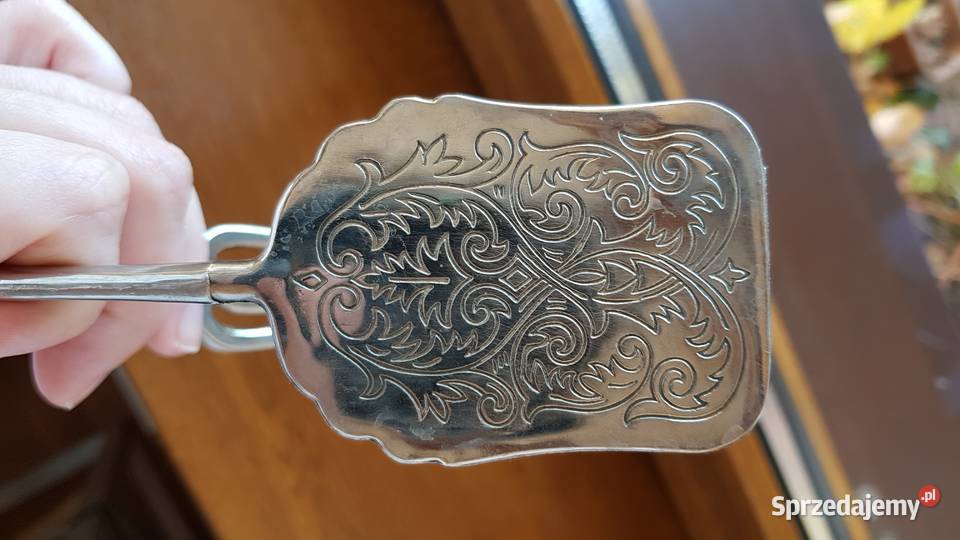Stare platerowane szczypce do ciasta ciastek Dąbrowa Górnicza