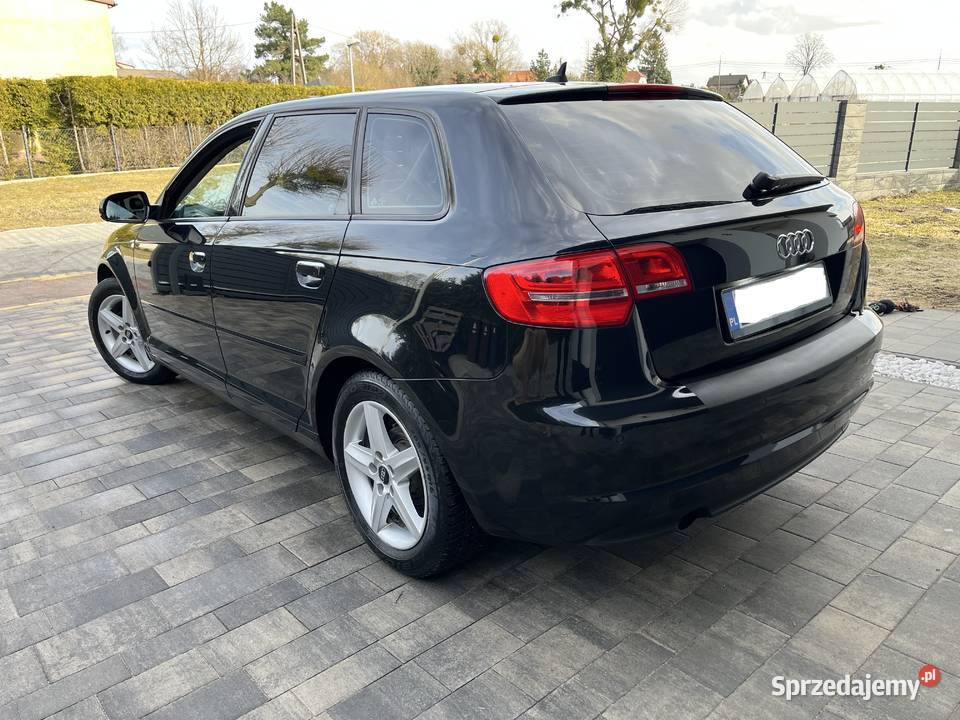 Audi A3 Sportback Audi A3 2010r Skóry Czarna Alu Toruń