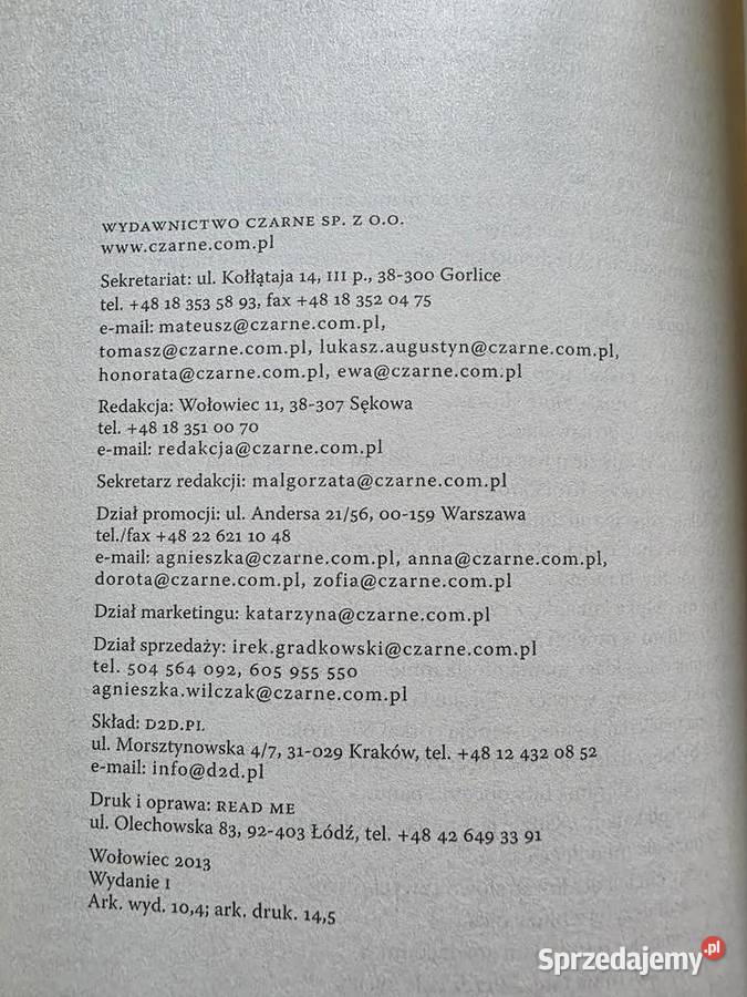 Swietłana Aleksijewicz Ostatni świadkowieUtwory Kraków