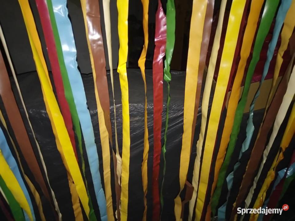 Zasłona drzwi drzwiowa paskowa w paski kolorowe