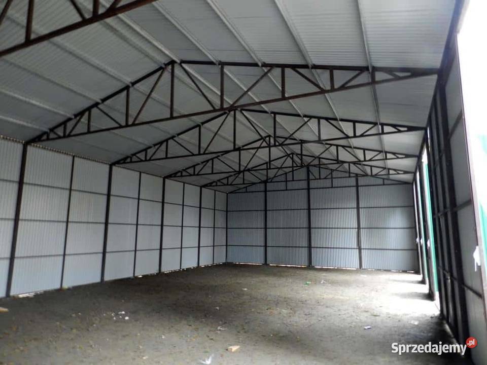 Blaszana montowana hala 1810 m ciemnozielona małopolskie Kraków