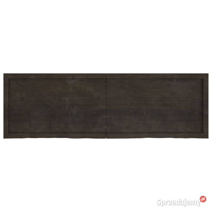 Półka ciemnobrązowa 160x50x26 wykończone drewno Warszawa