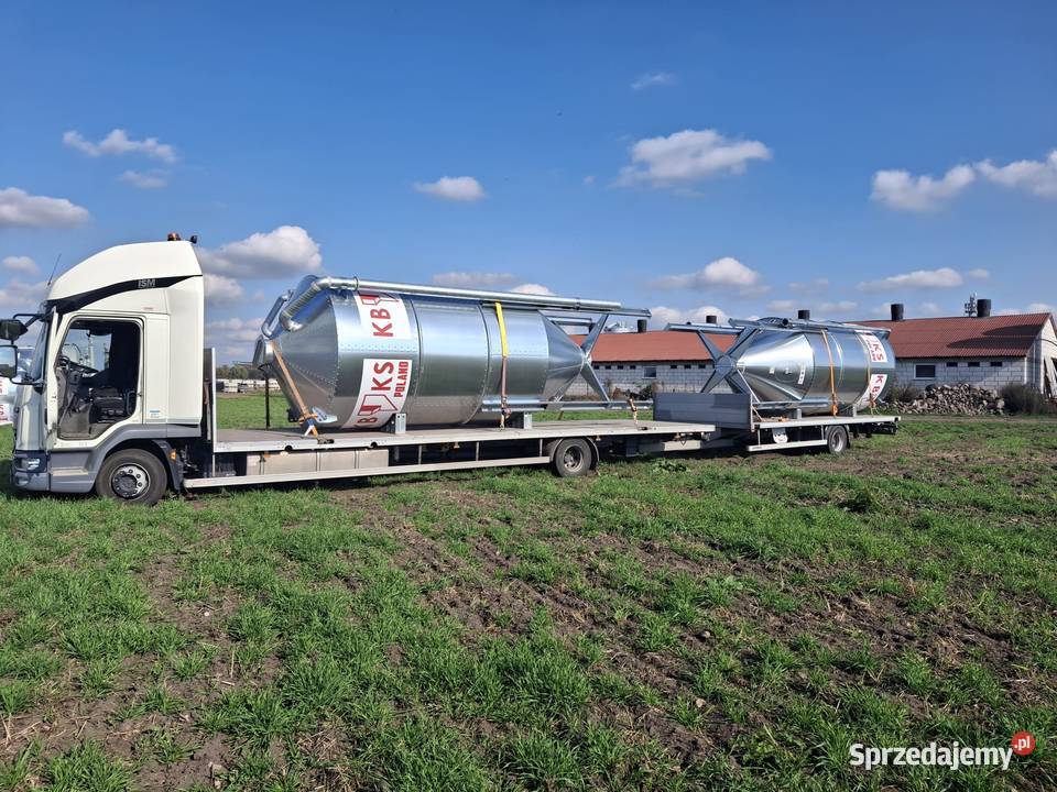 Silos paszowy lejowy o ładowności 17 ton śląskie