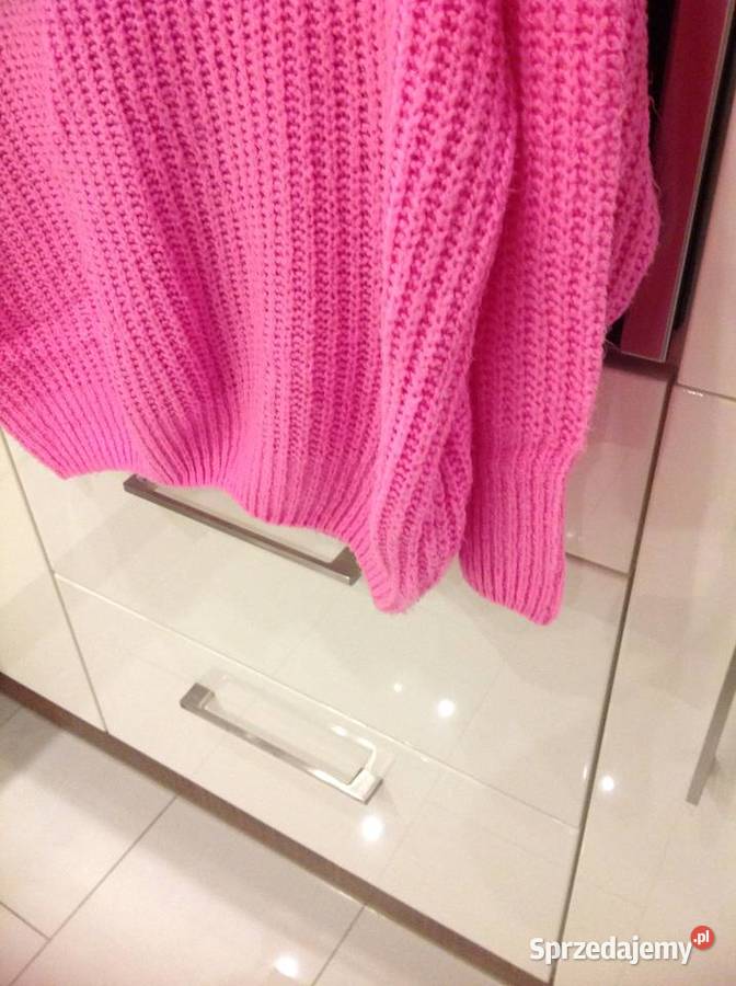 Różowy Sweter Damski OLA VOGA L różowy Nowa Sól