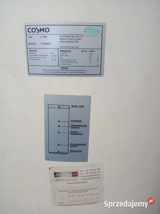 Piec z wymiennikiem stan Kotły i Piece CO Tychy