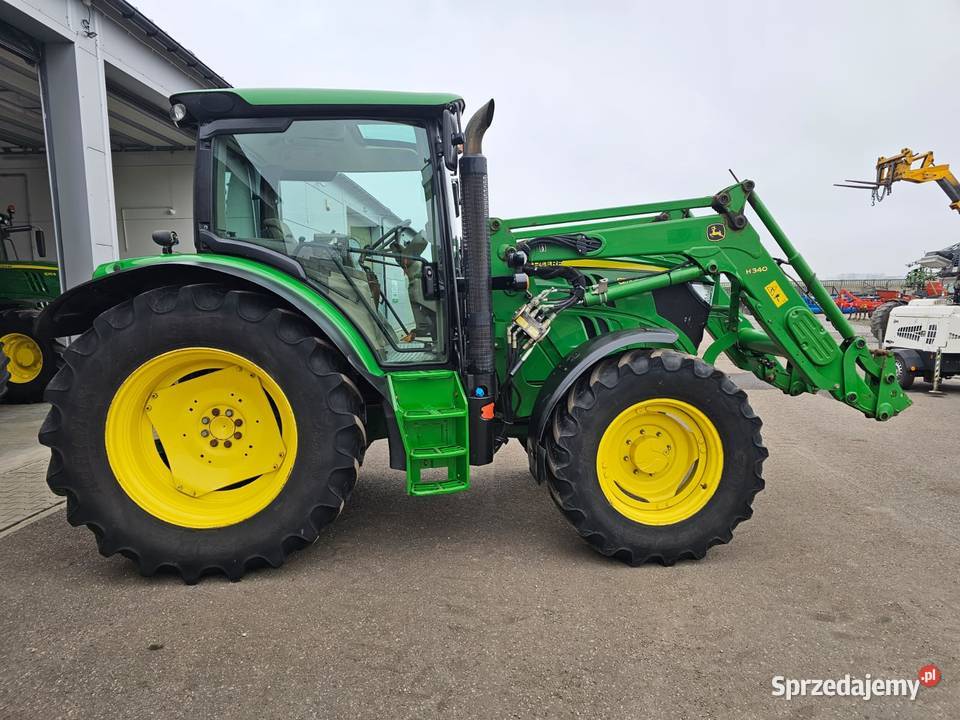 ohn Deere 6115R ładowacz JD H340 2013 TLS Super Pneumatyczne siedzenie Gąsewo sprzedam