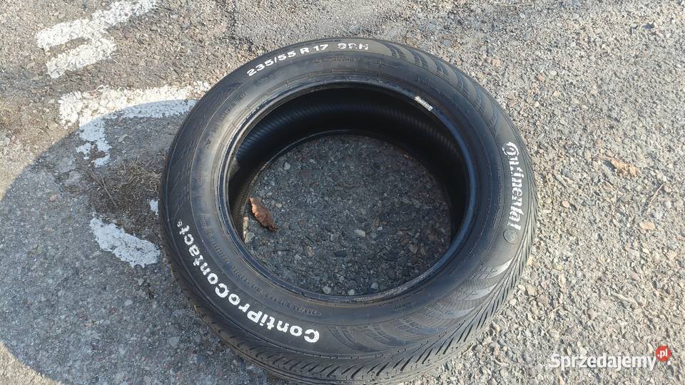 Opony całoroczne 235x55x17 Continental używane Samochodowe