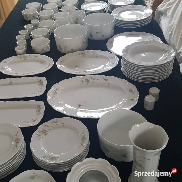 Rosenthal Monbijou Grune Gruene Ranke porcelana mazowieckie Warszawa