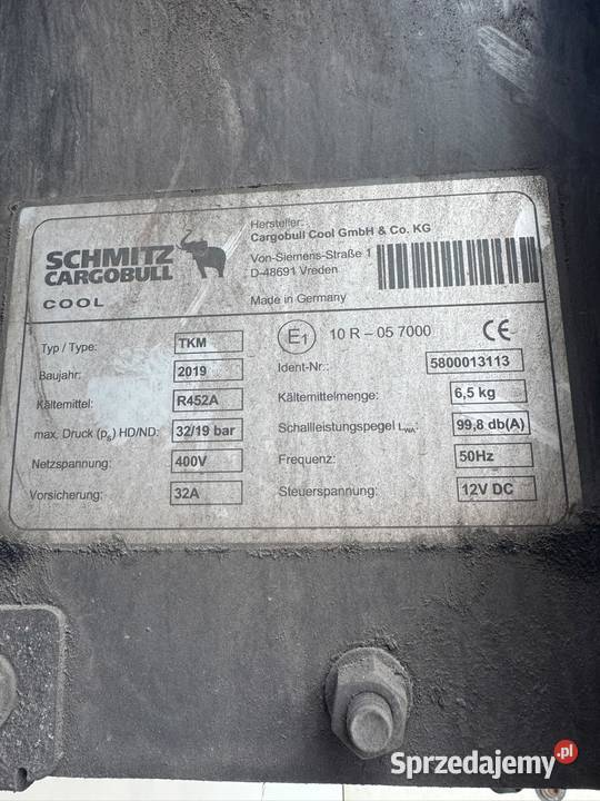 Schmitz Cargobull Doppelstock osie Schmitz wielkopolskie Wilczyna