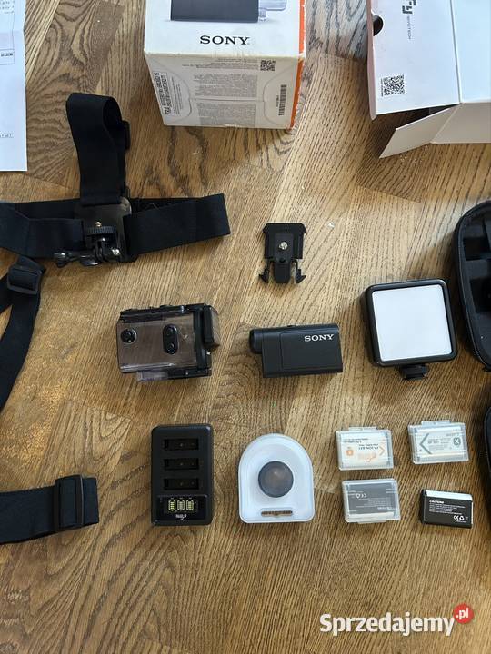 Sprzedam zestaw kamery sportowej Sony HDRAS50 z Szczecin
