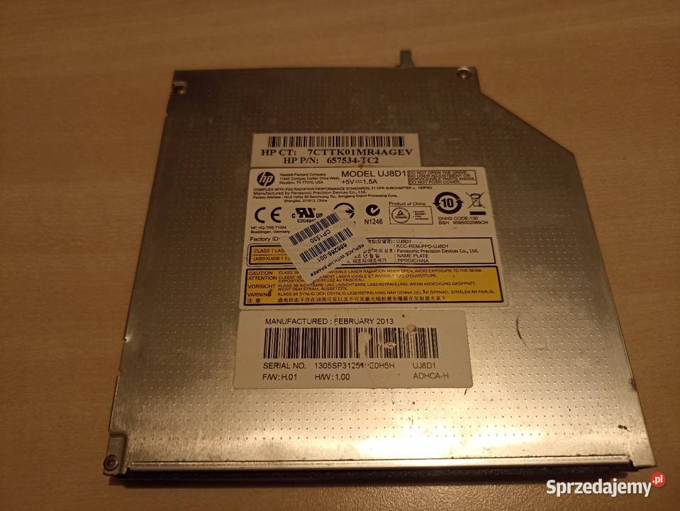 Napęd CDRW DVDRW HP UJ8D1 do laptopa HP 650 HP Kraków