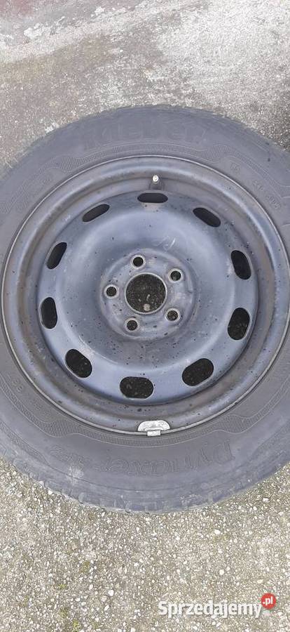 Koła stalowe 14 Golf IV 5x100 ET38 opony letnie Motoryzacja