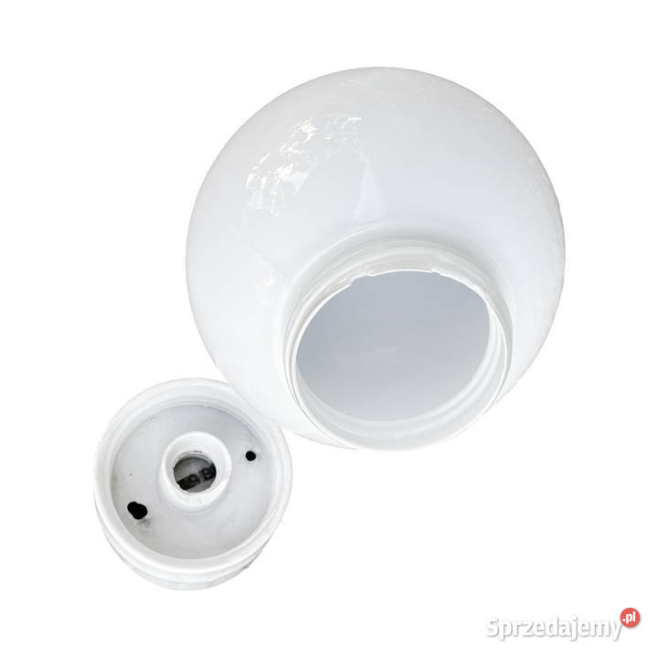 Kinkiet industrialny biały szklany FOTON Polska Warszawa