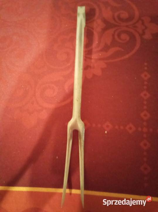 Widelec do mięsa wielki PRL Warszawa