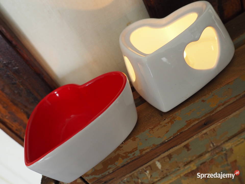 Podgrzewacz Ceramiczny z Sercem2 CzęściCzerwień Szczecin