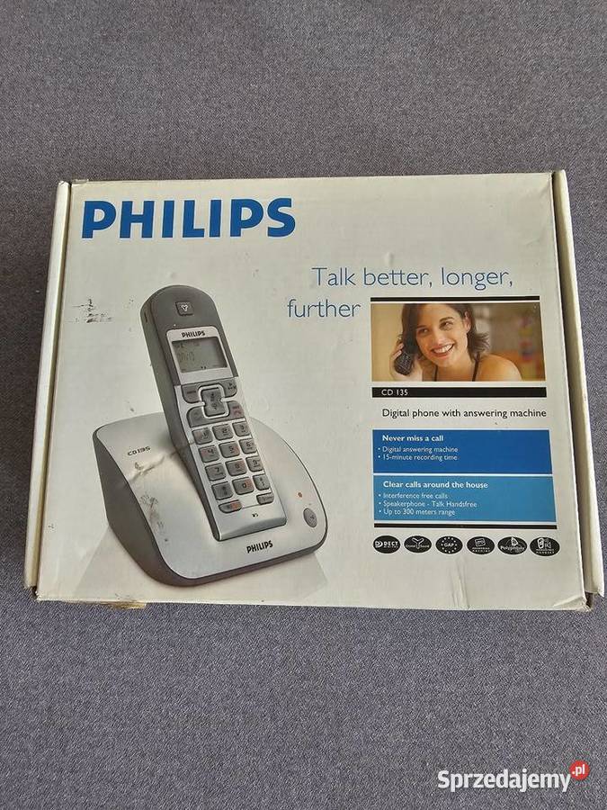 Telefon stacjonarny Philips Nowy