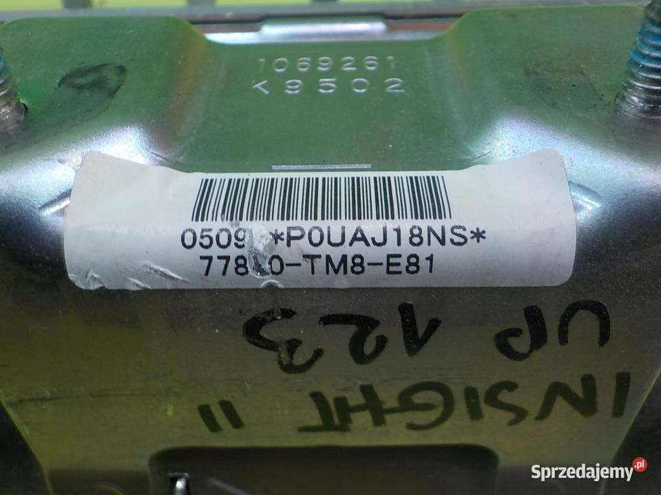 HONDA INSIGHT II 13 IMA AUT 10r 5D AIRBAG mazowieckie Suków