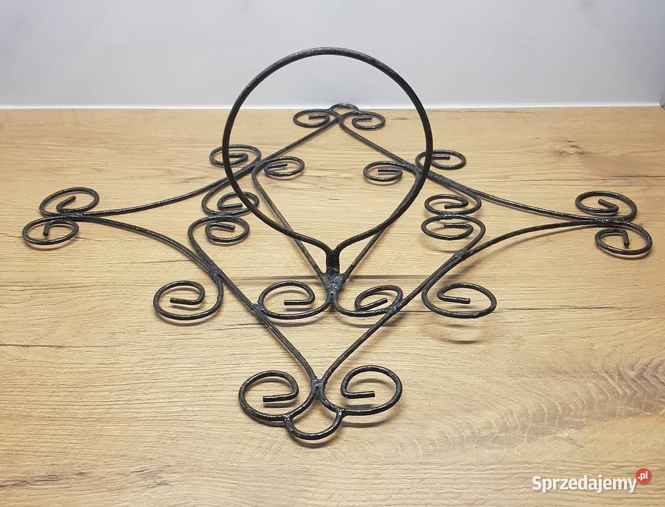 2 Kwietniki ścienne Metalowe PRL 44 x 44 czarny Golina