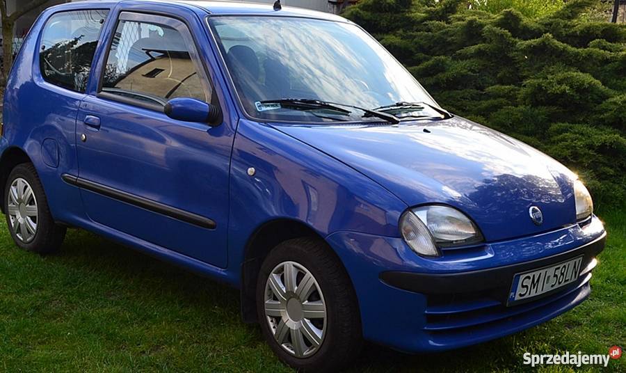 Fiat Seicento 1100 2003 benzyna uszkodzony kupiony w polskim salonie Mikołów