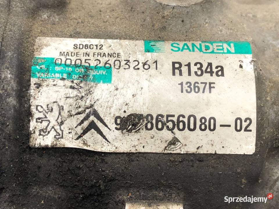 SPRĘŻARKA KLIMATYZACJI PEUGEOT 208 I 14 68