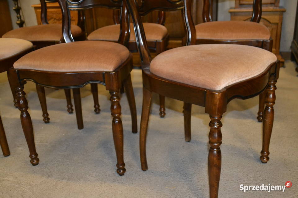 krzesła z tapicerką 6 śląskie
