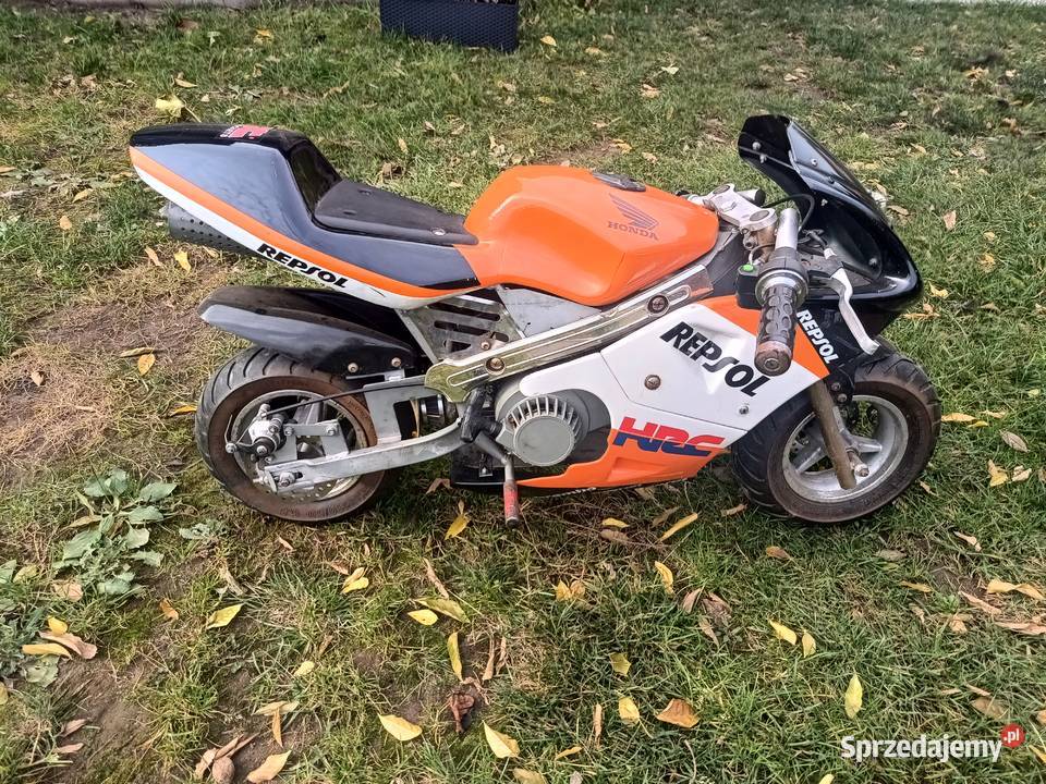 Pocket Bike mini scigacz dzieci 15km Pozostałe Rogów sprzedam