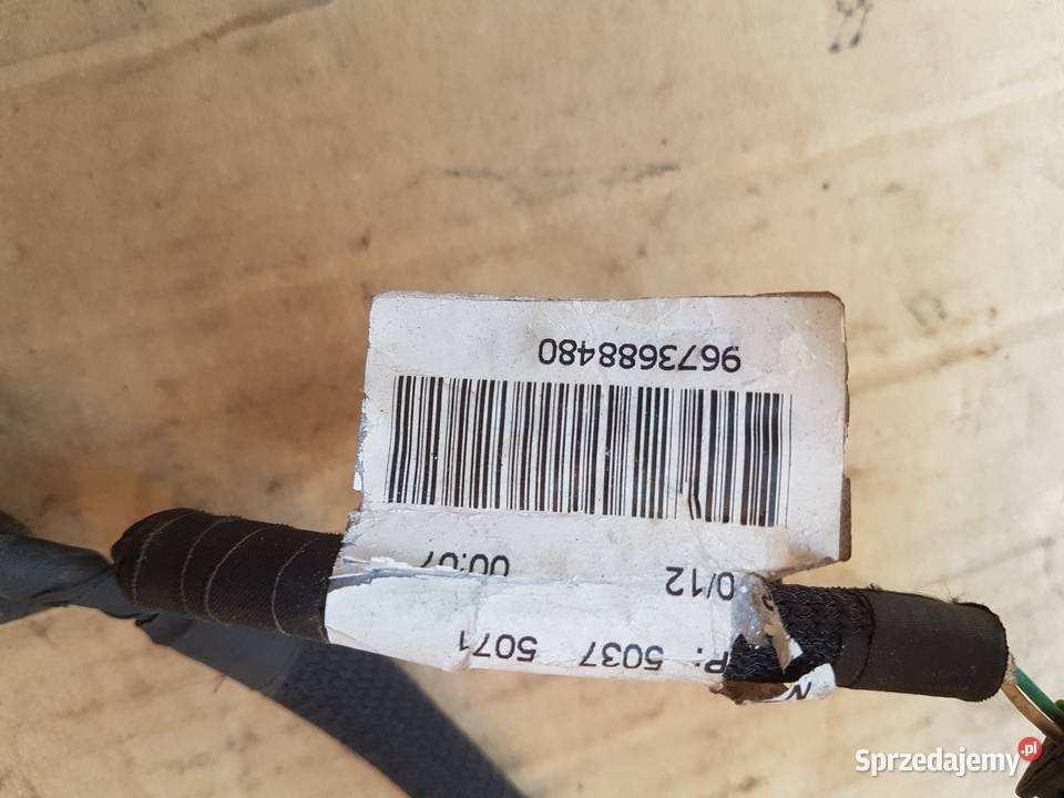 Citroen C3 Picasso lift wiązka instalacja Układ elektryczny