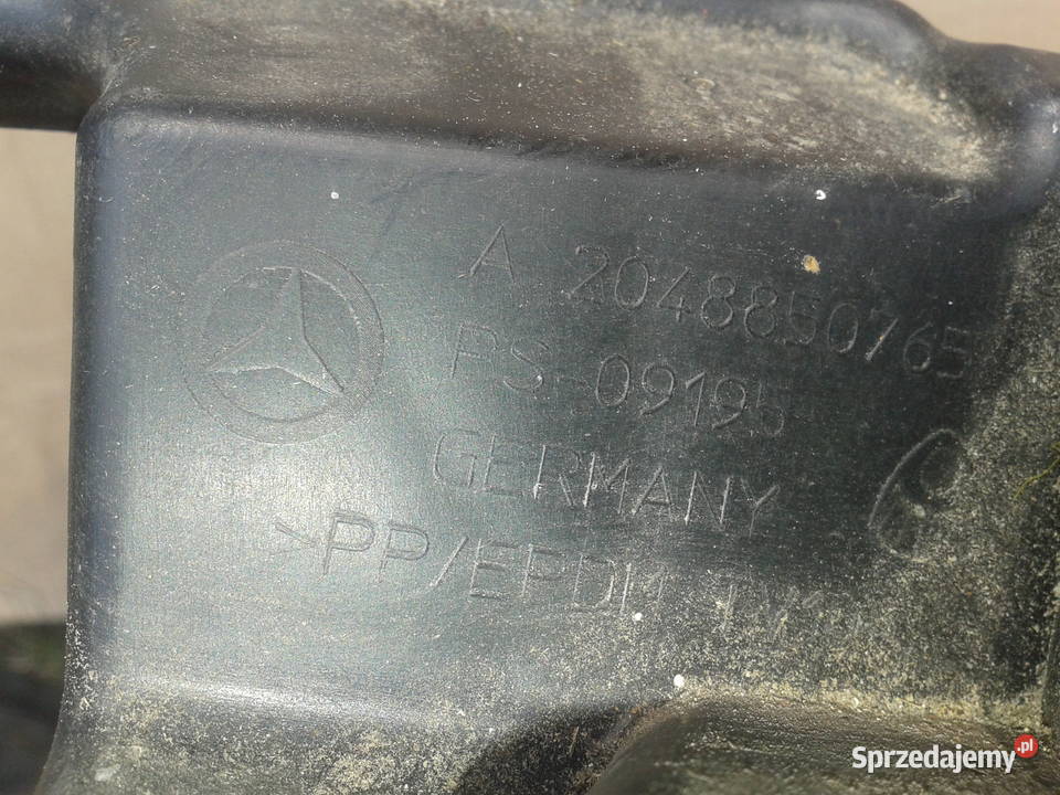 Wzmocnienie Ślizg zderzaka przód lewy Mercedes
