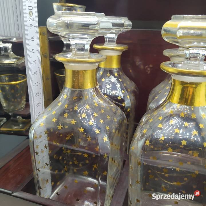 4 Karafki krysztalowe Myszyniec