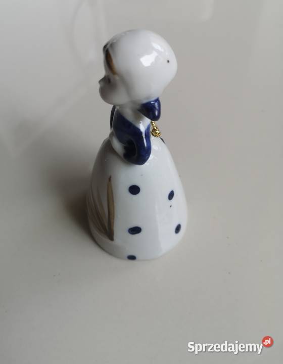 Porcelanowa figurka dzwonek vintage Holandia Toruń