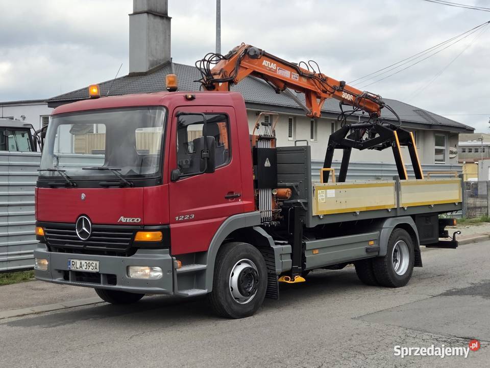 Mercedes ATEGO 1523 1223 HDS Żuraw Dźwig Chwytak 427404km Łańcut