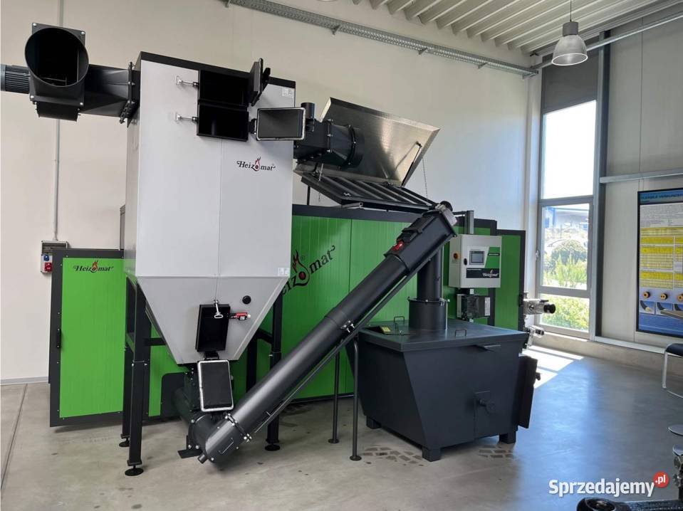 Piec na trociny zrębki wióry MDF HDF biomasa