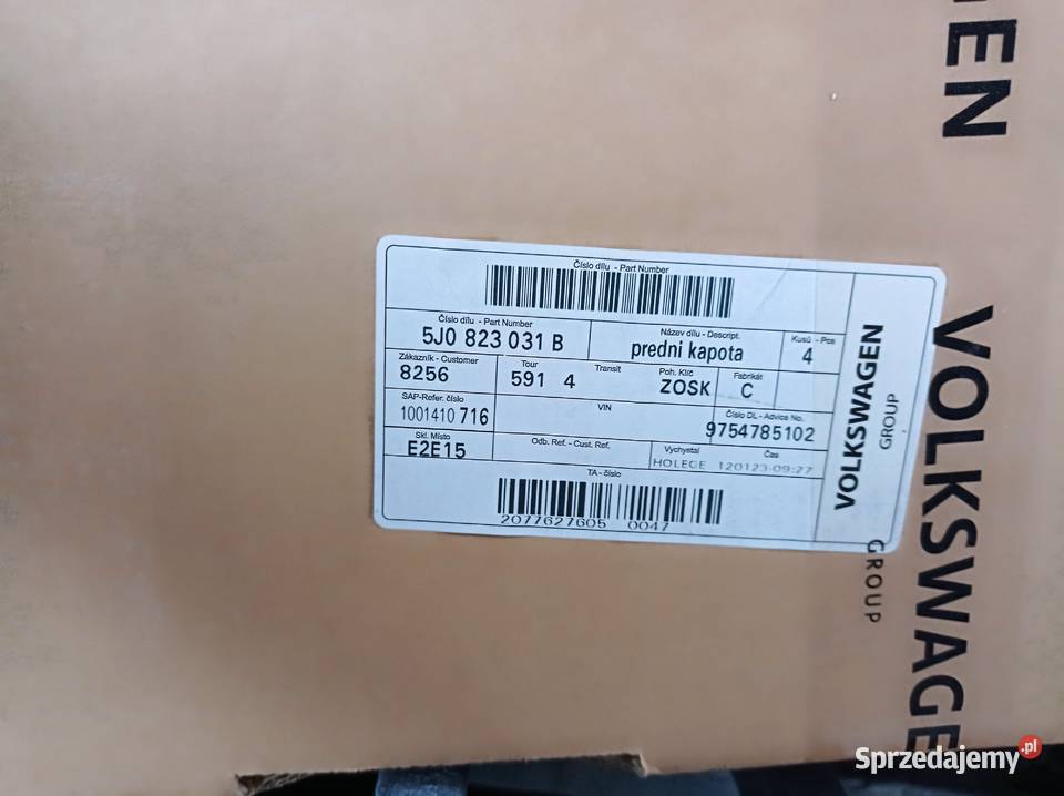 MASKA FABIA II ROOMSTER LIFT 5J0823031B LF9E Bydgoszcz sprzedam